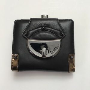 Botkier black leather wallet new